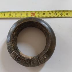 Bracelet esclave Africain, ancien, en bronze.
