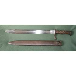 Ba&iuml;onnette Allemande S98/05 Bouch&egrave;re - V.C. SCHILLING SUHL  - Avec Fourreau Fer