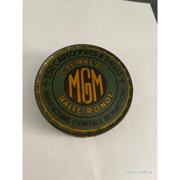 Bo�te en m�tal cartouches anciennes