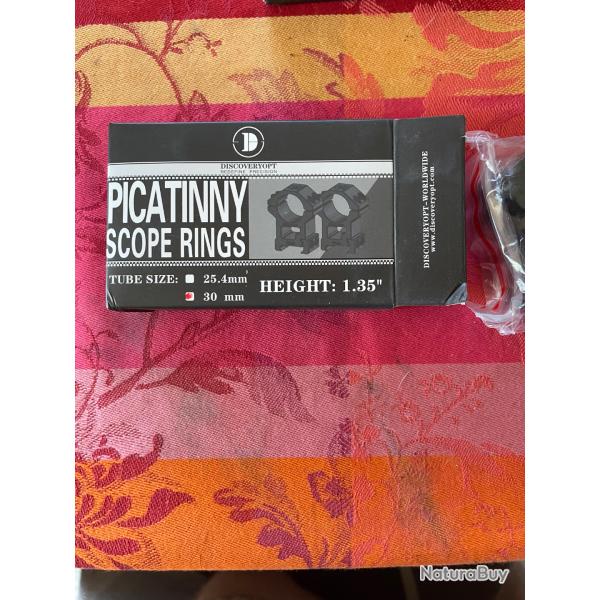 Collier Discovery Haut diam 30 mm rail picatinny