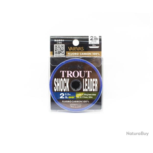 FLUOROCARBON VARIVAS TROUT SHOCK LEADER 30 M 0.165 mm