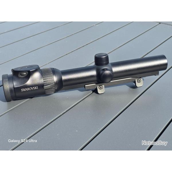 Swarovski Z6i 1-6x24 � Rail SR, 2�me g�n�ration + montage blaser ( r93, r8, k95, sauer 505....)