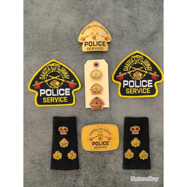 POLICE SERVICE MANITOBA CANADA Ameridiens, western, cowboy