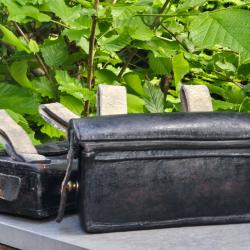 Rare paire de cartouchieres pour Mauser 1871 homog&egrave;nes affectation &agrave; la Garde