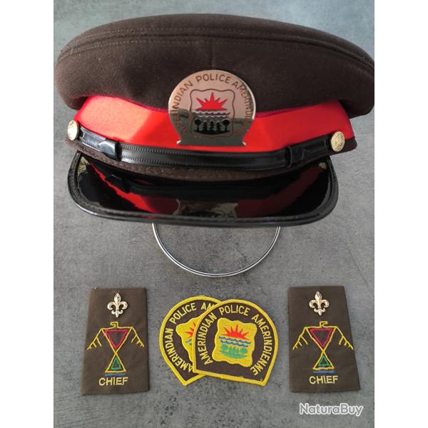 POLICE AM�RINDIENNE de QU�BEC CANADA Amerindiens, western, cowboy.
