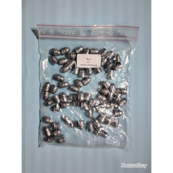 Lot de 72 ogives Poudre Noire, H&C Collection Cal. 44 193gr