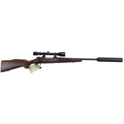 OP OCCASION - CARABIEN WINCHESTER 70 CALIBRE 308WIN + MODERATEUR SONIC + LUNETTE