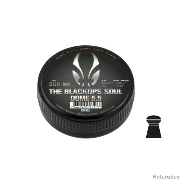 Bo�te de 250 Plombs The Black Ops Soul DOME Cal 5.5
