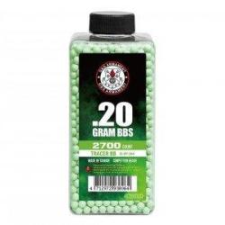 Bouteille 2700 Billes Tra&ccedil;ante Verte (G&G) 0.20 Non