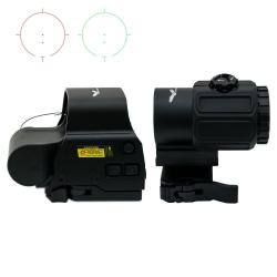 Set Holosight EXPS3 & Magnifier X3 Compact (JS Tactical)