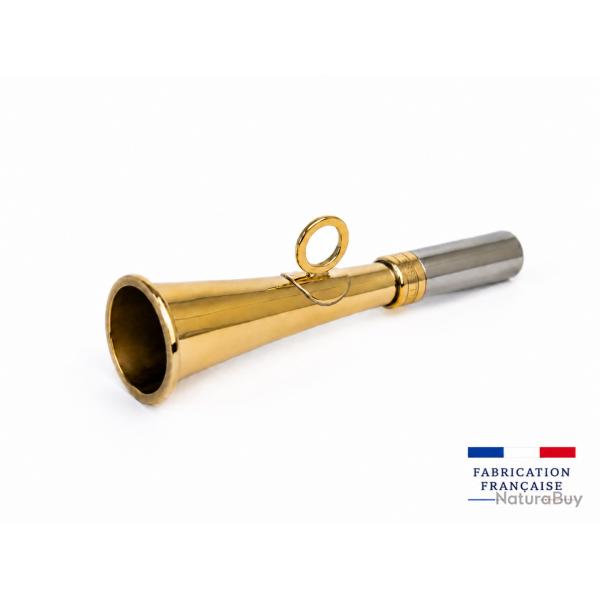 ELLESS - 155 - Trompe de poche 12 cm polie "OREA 12" - Embout Petit