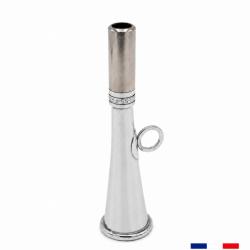ELLESS - 155/2 - Trompe de poche 12 cm (nickel&eacute;e) "ARGEA 12" - Embout Petit