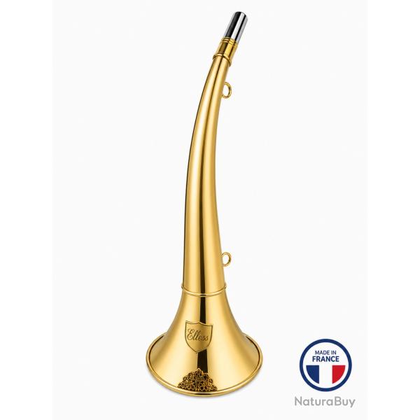 Trompe Ronde Cintr�e Pavillon 45 cm polie "DIANE 45 ELLESS" - Embout Magnum  - NOUVEAUTE 2026