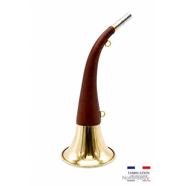 ELLESS - 165/3M- Trompe � Pavillon Gain�e Marron - Embout Moyen