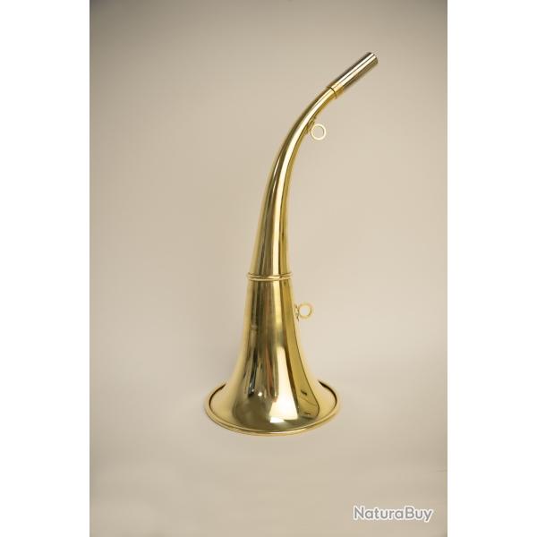 ELLESS - 165 - Trompe Ronde Cintr�e Pavillon 40 cm polie "DIANE 40" - Embout Moyen