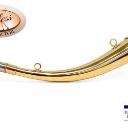 ELLESS - 166/SP - Trompe sans Pavillon 35 cm polie "DIANE 35" - Embout Magnum