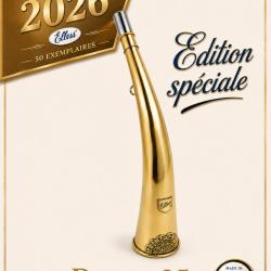 Edition Sp&eacute;ciale - 166/SP - Trompe sans Pavillon 35 cm polie "DIANE 35" - Embout Magnum