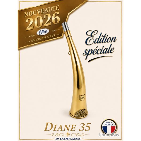 Edition Sp�ciale - 166/SP - Trompe sans Pavillon 35 cm polie "DIANE 35" - Embout Magnum
