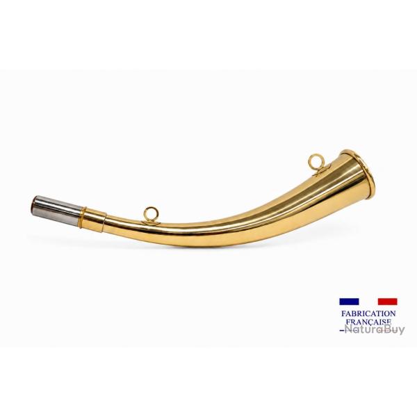 Edition Sp�ciale - 166/SP - Trompe sans Pavillon 35 cm polie "DIANE 35" - Embout Magnum
