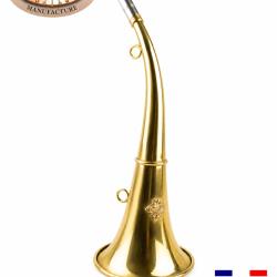 ELLESS - 165/D&eacute;cor Sanglier - Trompe Ronde Cintr&eacute;e 40 cm "ROYALE SANGLIER" - Embout Moyen