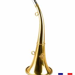 ELLESS - 165/D&eacute;cor Sanglier - Trompe Ronde Cintr&eacute;e 40 cm "ROYALE SANGLIER" - Embout Moyen