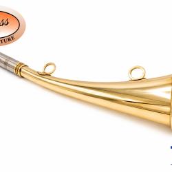 ELLESS - 170 - Trompe Plate Cintr&eacute;e 16 cm "ARTEMIS 16" - Embout Petit
