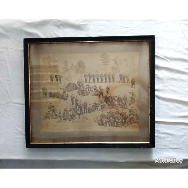 Photo - DE304221a  Cadre photo section allemande 1902