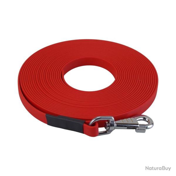 longe biothane beta plate 16 mm Rouge 2 m SANS poign�e
