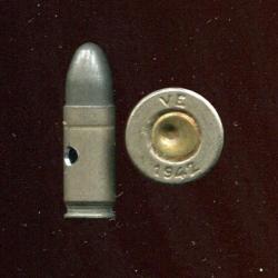 7.65 mm Long MAS - arm&eacute;e/police de Vichy - marquage : VE 1942 - int&eacute;ressant &eacute;tui acier plaqu&eacute; nickel