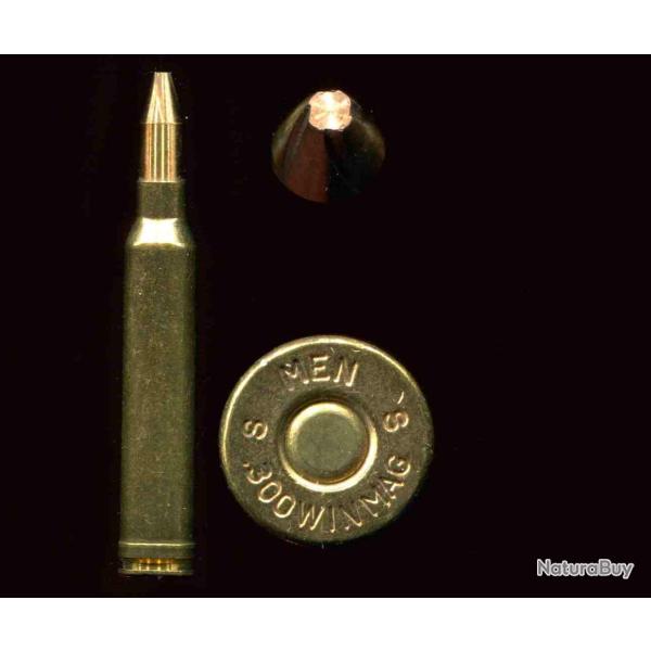 .300 WIN MAG pour SNIPER US & ALLEMAND - balle tronconique tr�s sp�ciale - marquage : 300 S S WINMAG