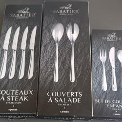 LIT SET DE COUVERTS, SABATIER, THIERS, NEUF.