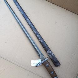 Ba&iuml;onnette M1916 a double tranchant
