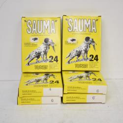 Lot de 60 Cartouches Calibre 24/65 Tunet Sauna N&deg; 6(50) Et 4 (10) 24Gr Bj
