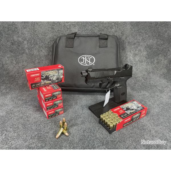 BONS PLANS ! pistolet fn herstal 509 tactical noir + 250 cartouches norma