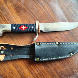 Couteau bowie scout louveteau Suisse Schneidteufel TBE