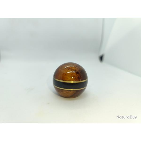 Boule blaser et maral Noyer, laiton, �b�ne luxe 0