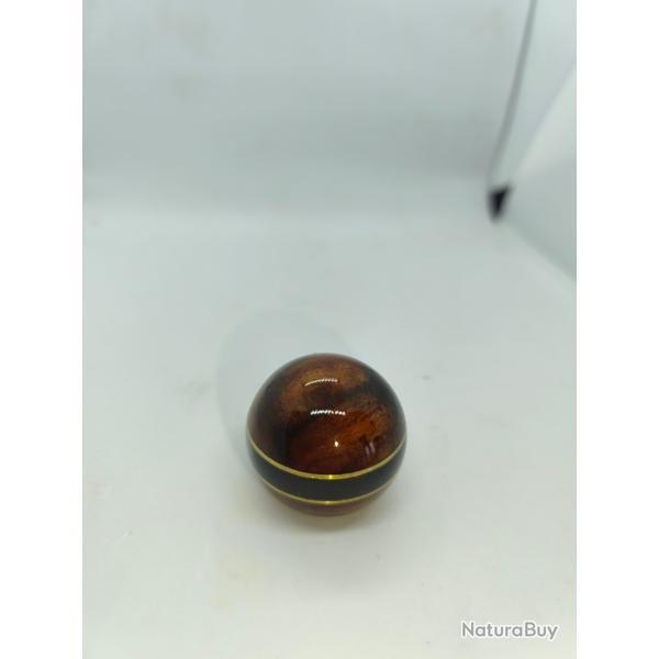 Boule blaser et maral Noyer, laiton, �b�ne luxe 02