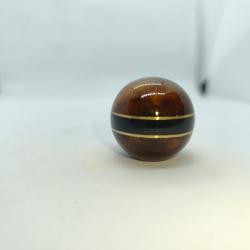 Boule blaser et maral Noyer, laiton, &eacute;b&egrave;ne luxe 03
