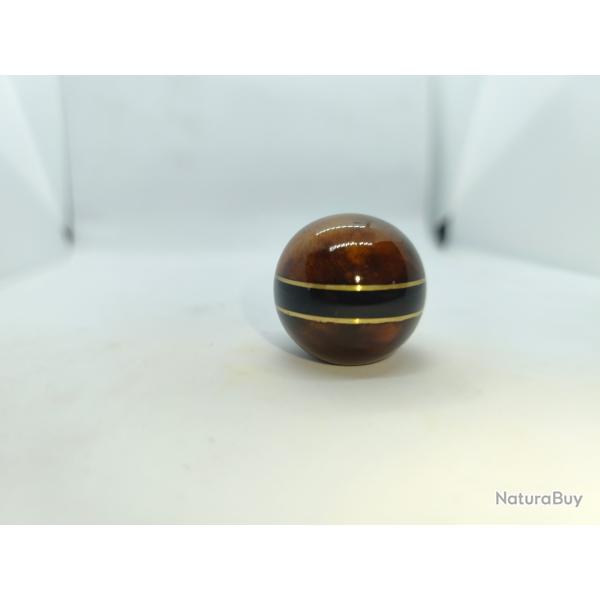 Boule blaser et maral Noyer, laiton, �b�ne luxe 03