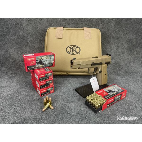 BONS PLANS ! pistolet fn herstal - high power fde 9x19 + 250 cartouches norma