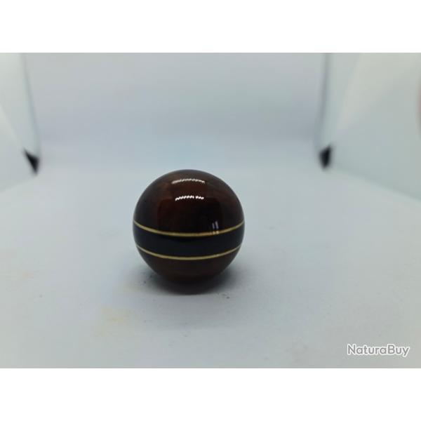 Boule blaser et maral Noyer, laiton, �b�ne luxe 05