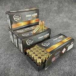 BONS PLANS ! cartouches mfs cal. 9x19 fmj 124gr - lot de 250