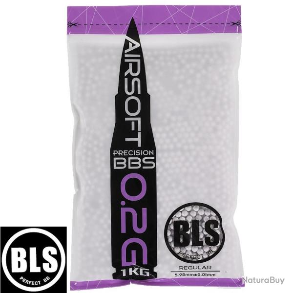 Billes Airsoft BLS Precision 0.20g - BBs 6mm Haute Pr�cision pour AEG, GAS et HPA
