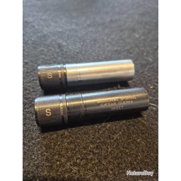 2 Chokes longs Competition Skeet caesar GUERINI
