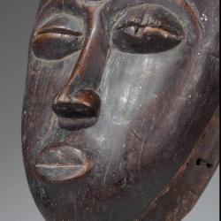 Masque Baoul&eacute; - C&ocirc;te d'Ivoire, vendu sans support, certificat de provenance