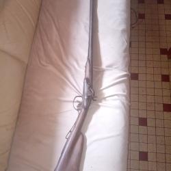 fusil de chasse juxtapos&eacute;  &agrave; piston