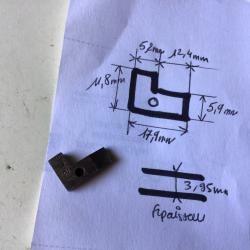 VENDU PAR LE-CUIRASSIER GACHETTE PISTOLET RUBY CALIBRE 7,65 MM