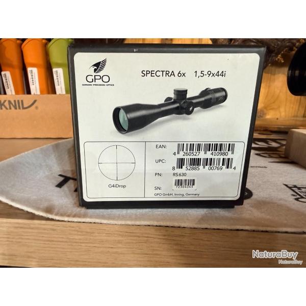 Lunette GPO Spectra 6X 1,5-9x44i neuve ! 1� sans prix de r�serve !