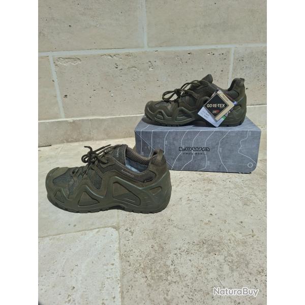 Chaussures LOWA Zephyr GORETEX 44.5 - Ranger Green - NEUF