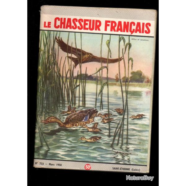 le chasseur fran�ais 733 1958,  chasse , p�che , maison, sant�, manufrance , jardinage , �levage ,